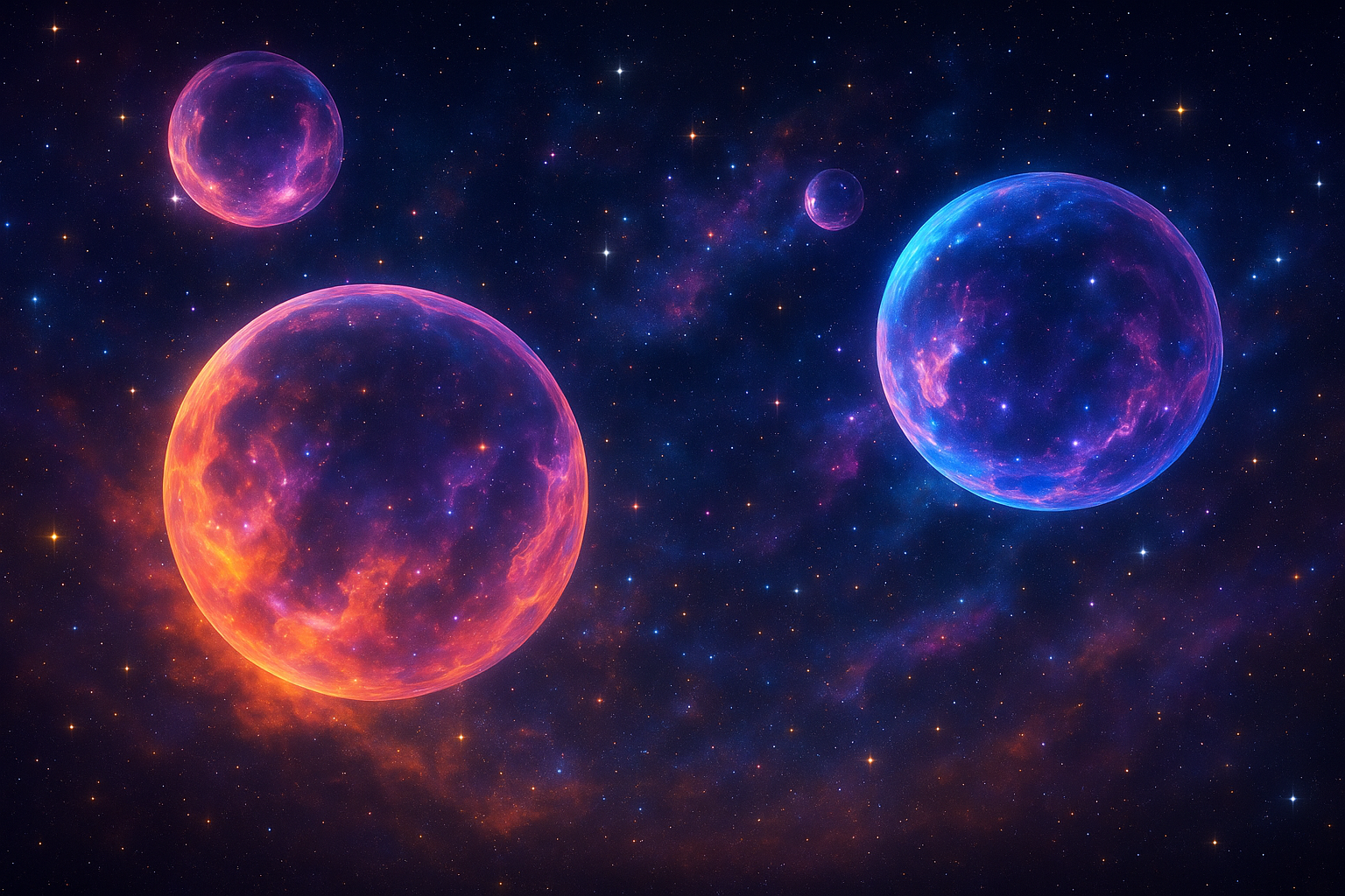 Cosmic Soap Bubbles: The University of Space