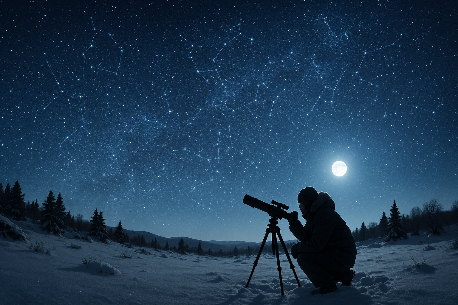 Stargazing Under the Snow: Winter Wonders of the Night Sky