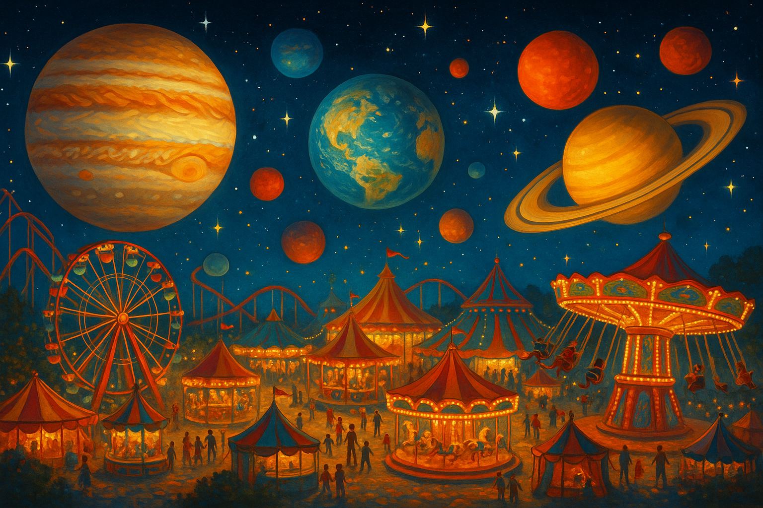 The Cosmic Carnival: A Journey Through the Solar System