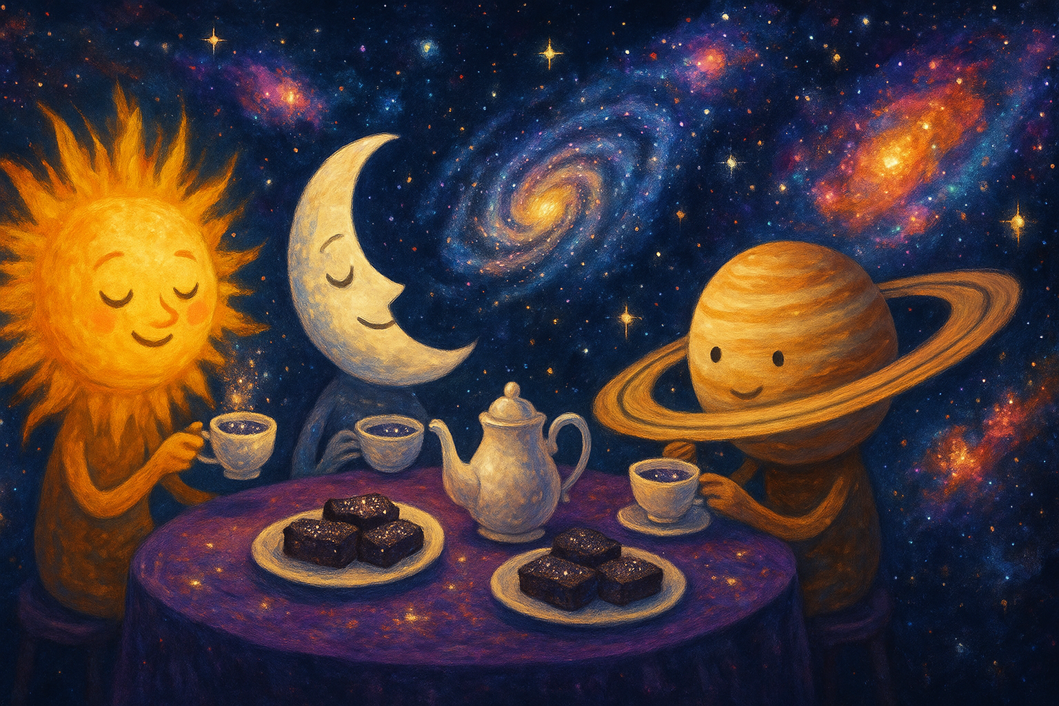 The Cosmic Tea Party: Sipping on the Universe's Secrets